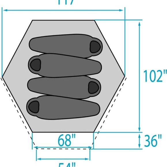 The North Face Homestead Super Dome 4 Tent - 4-Persons NEW - Picture 6 of 7